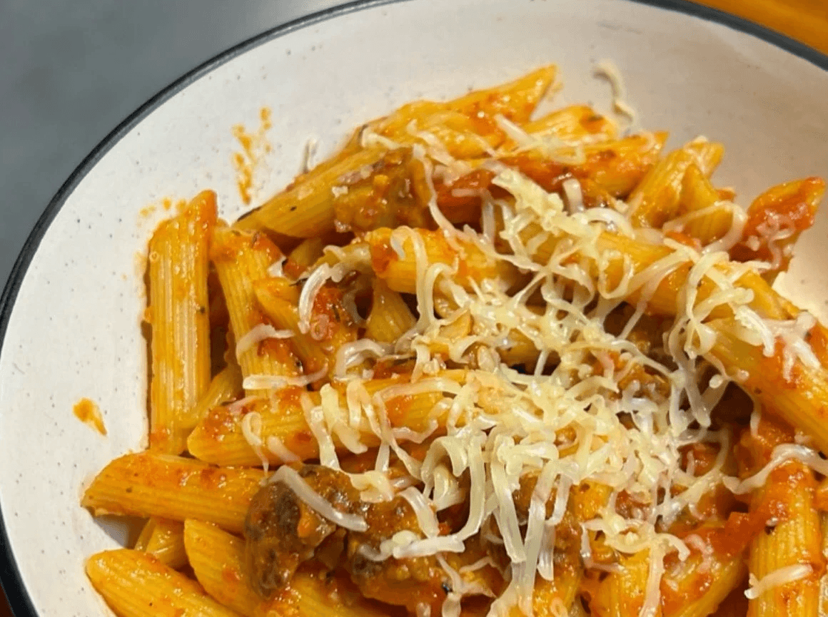 Smoked Chicken Penne Pasta dish