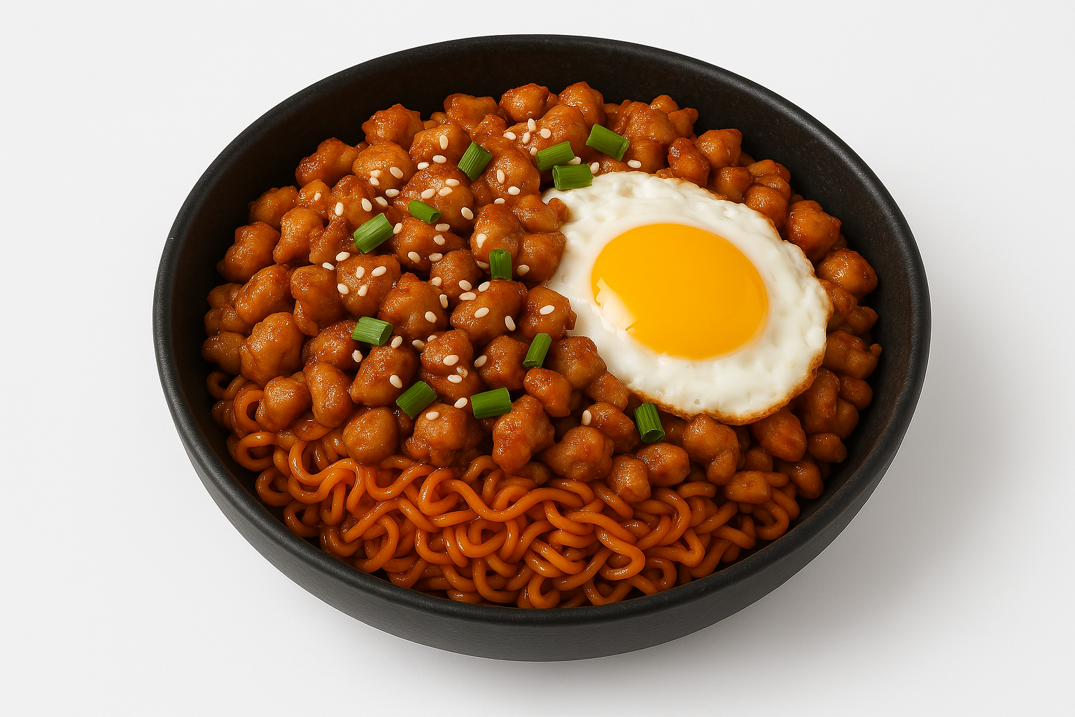 Stir-Fry Shin Ramyun with Chicken dish